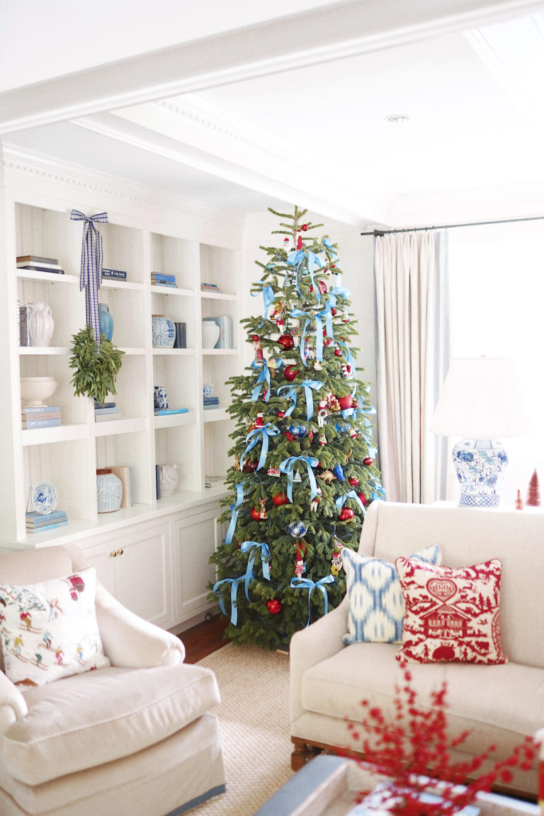 Trimming our Family Room for Christmas - Samantha Varvel